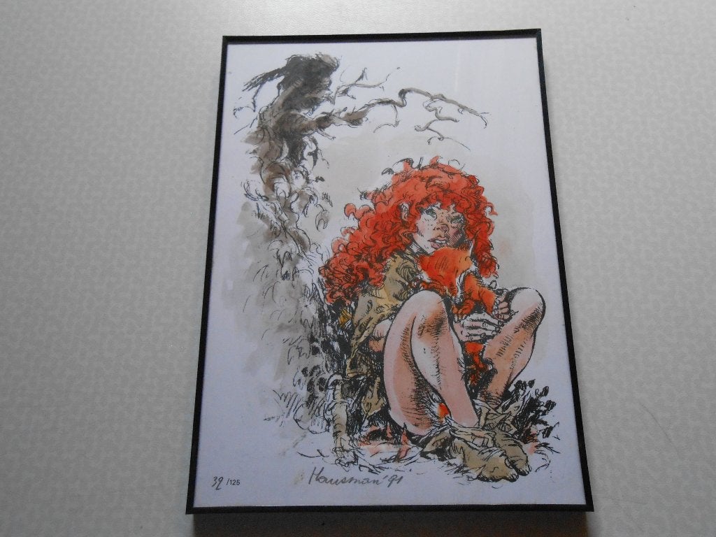 René Hausman Drie grijze haren ex-libris 125 exp., Eén stripboek, Nieuw, Ophalen of Verzenden, René Hausman