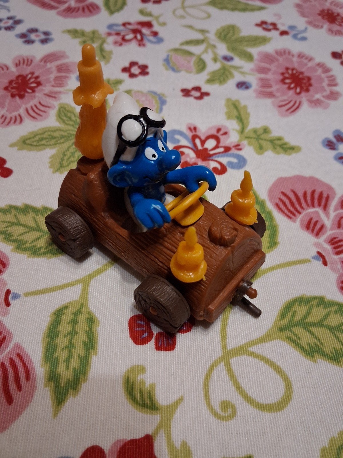 mooie smurf in auto, Verzamelen, Ophalen of Verzenden