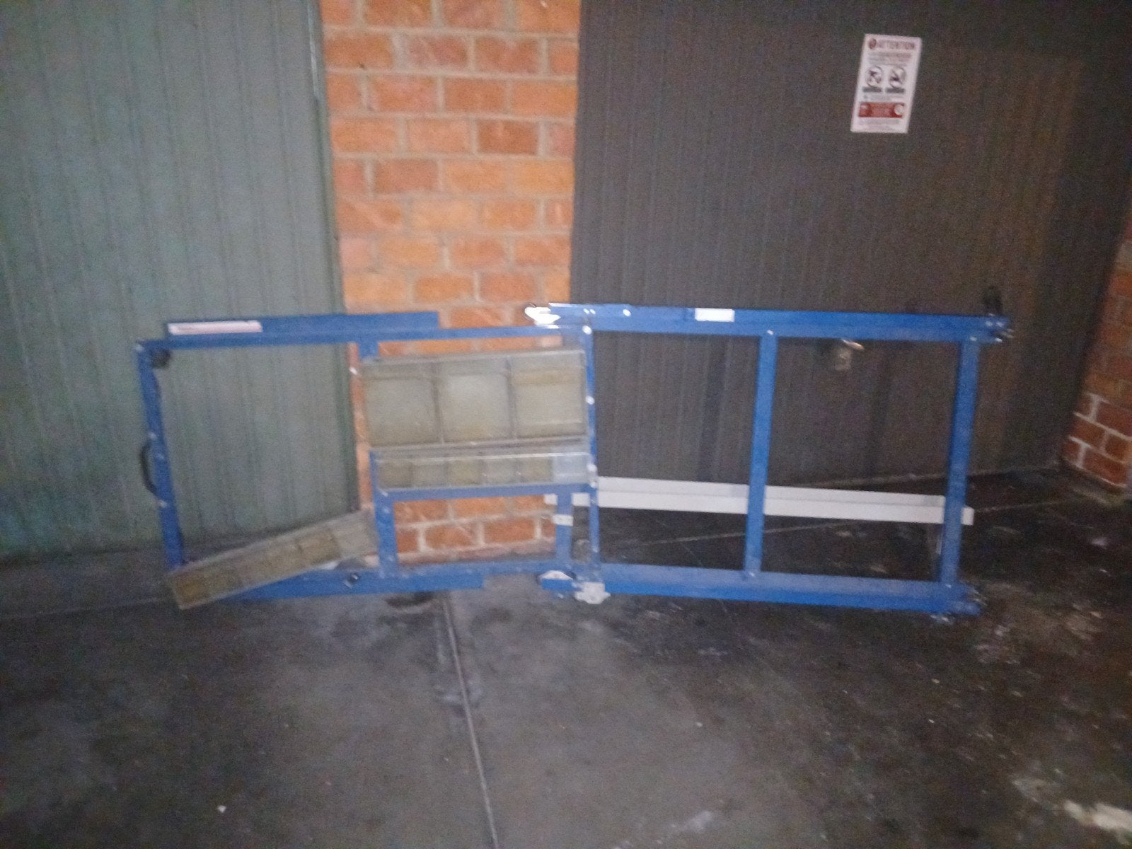 rangement pour utilitaire, Enlèvement