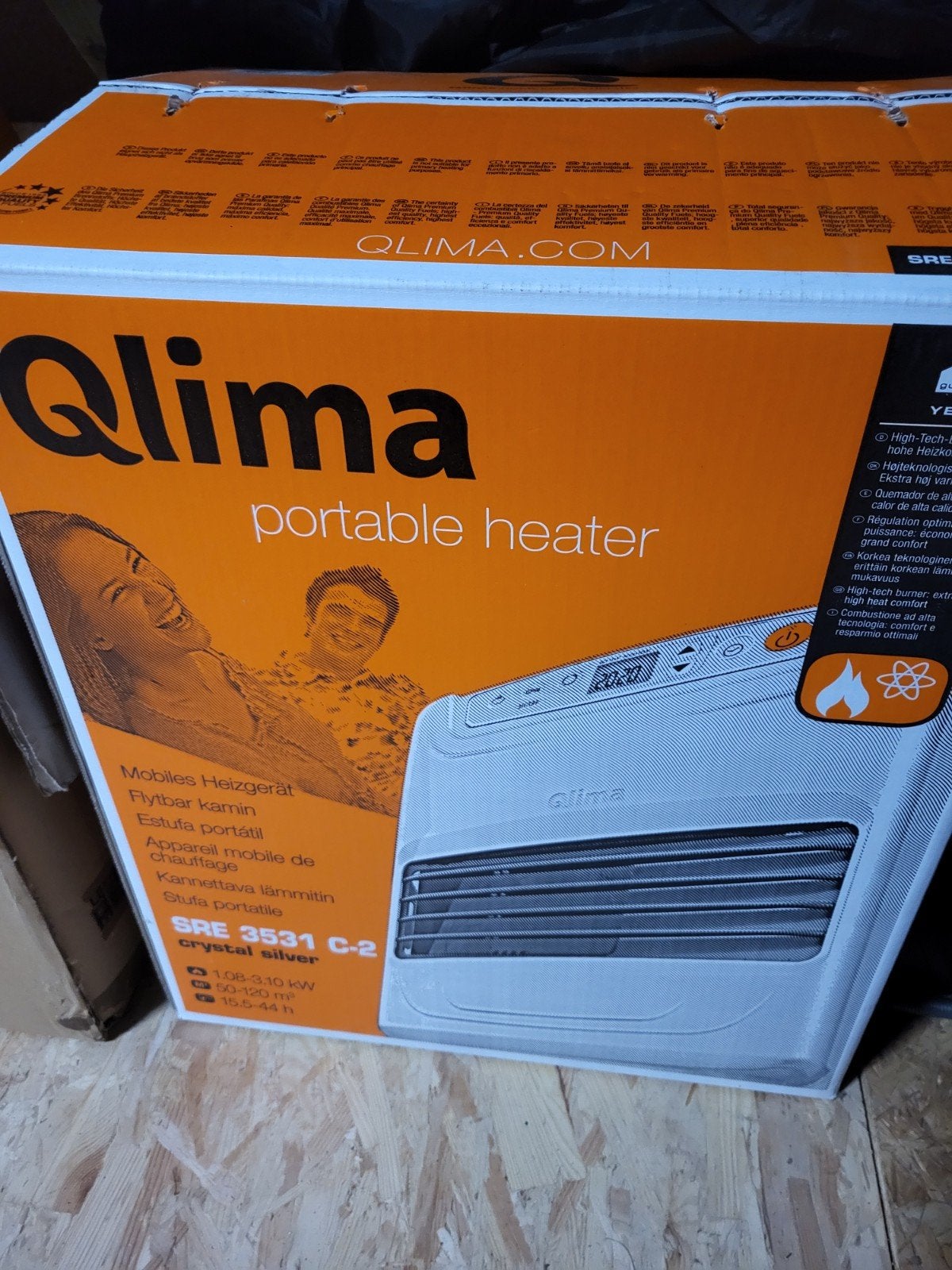 Qlima  elektronische oliekachel, Doe-het-zelf en Bouw, Ophalen, Zo goed als nieuw, Overige typen