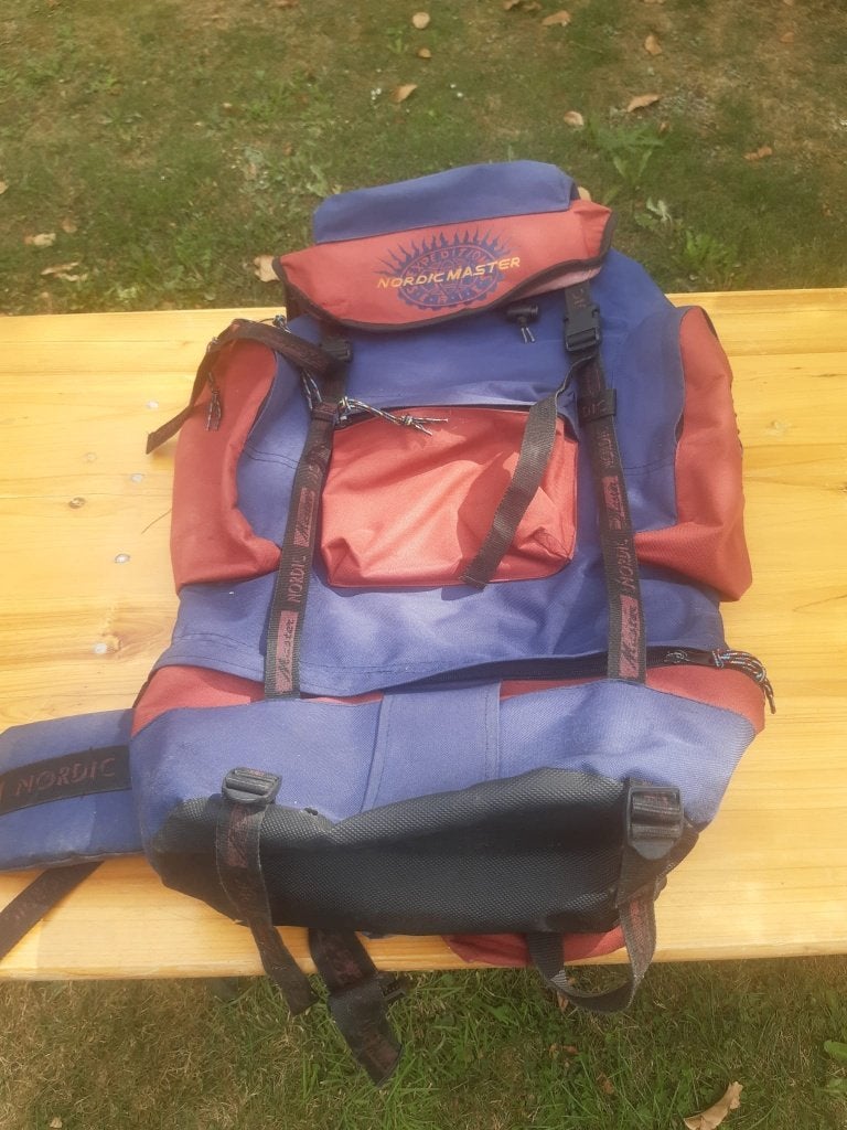 trekkingsrugzak, Ophalen, Gebruikt, Rugzak
