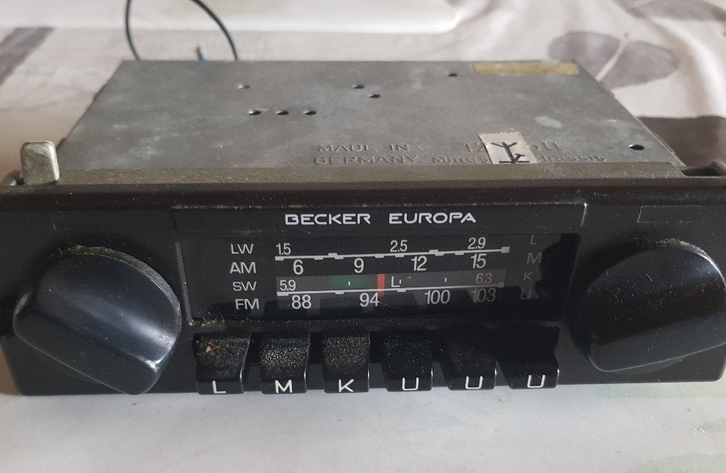 Autoradio Becker Europe, Ophalen of Verzenden, Zo goed als nieuw