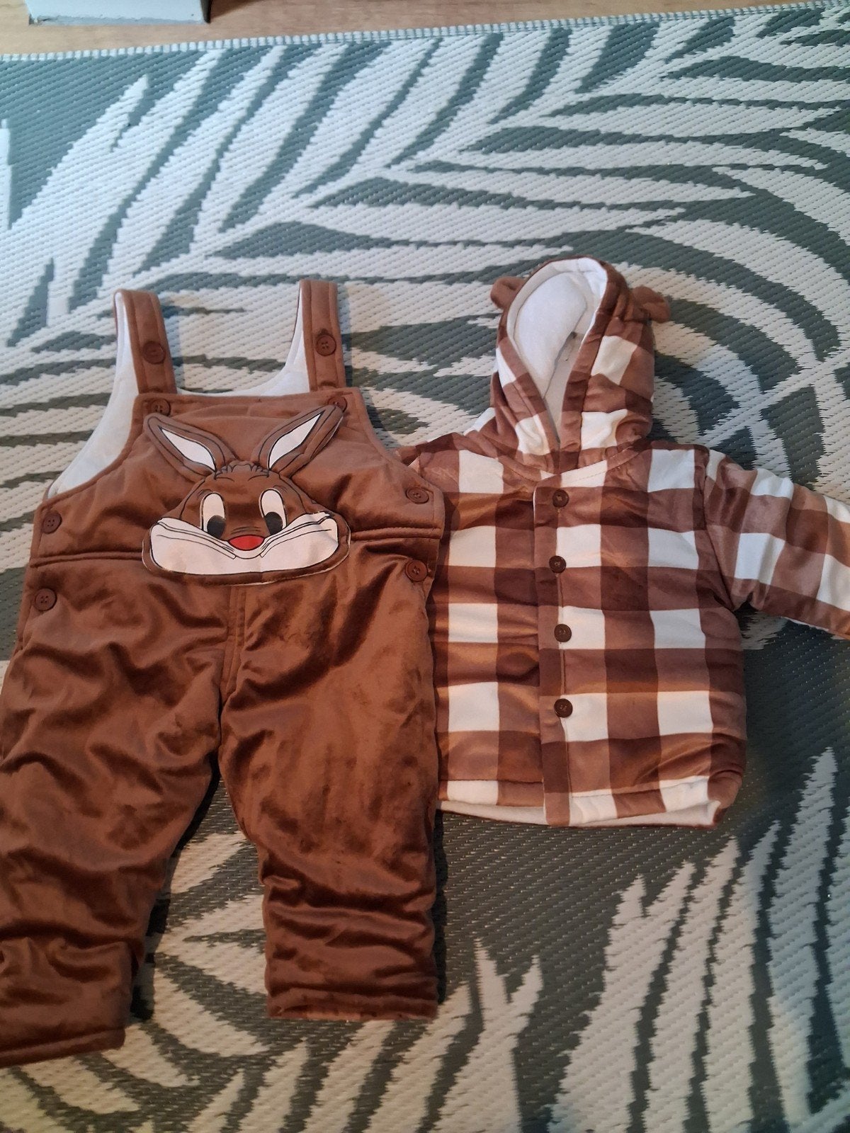Ensemble hiver 2 pièces taille 86/92 avec lapin - 2 ans, Ophalen