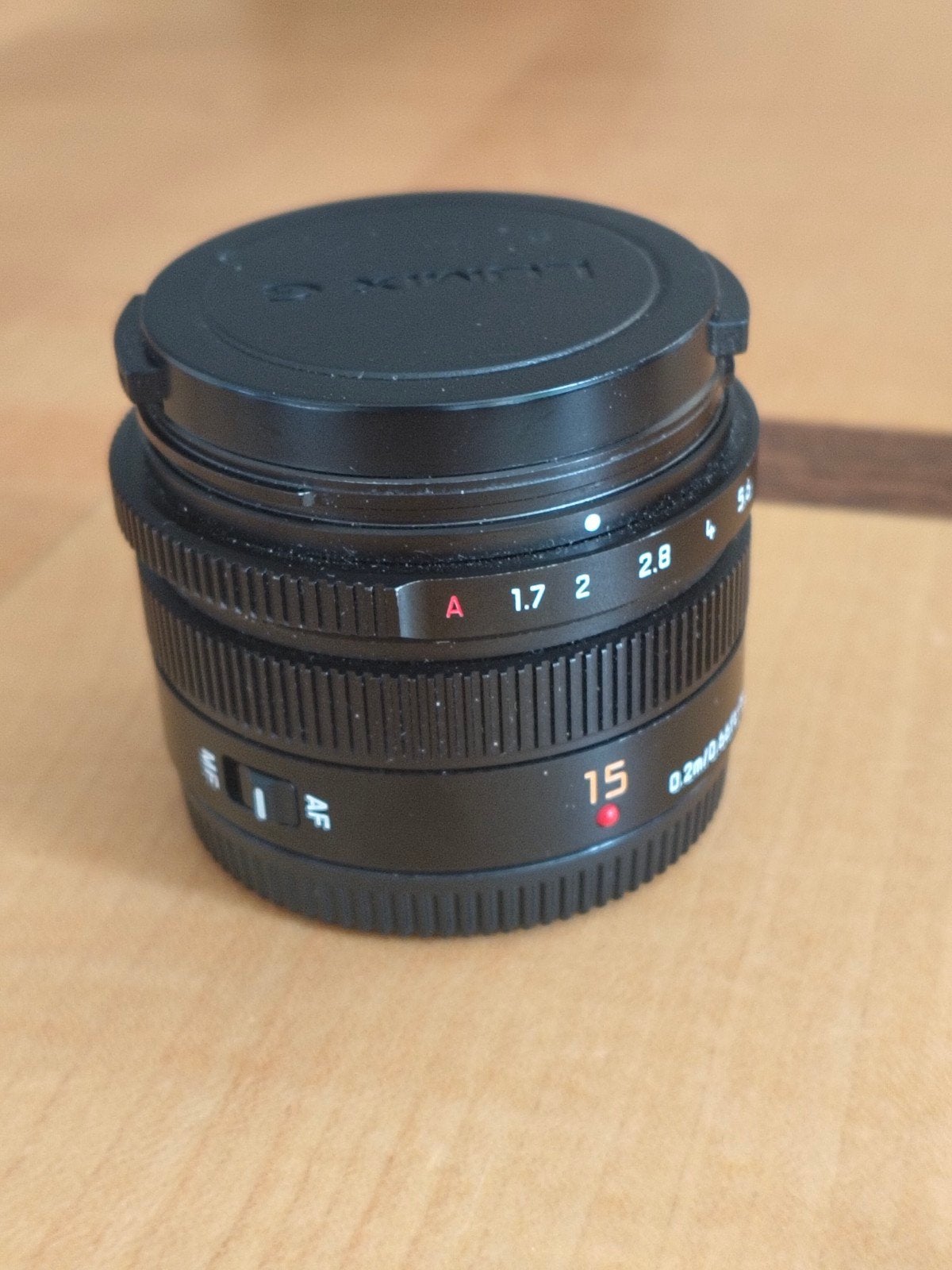 Panasonic Leica DG Summilux 15mm 1.7 ASPH lens, Audio, Tv en Foto, Foto | Lenzen en Objectieven, Zo goed als nieuw, Leica, Ophalen