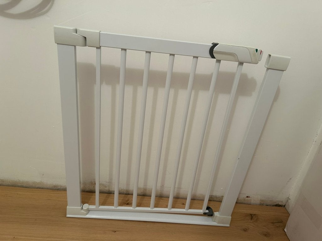 Traphekje met verlengstuk, Kinderen en Baby's, Traphekjes, Ophalen, Gebruikt, Minder dan 100 cm, Klemhekje