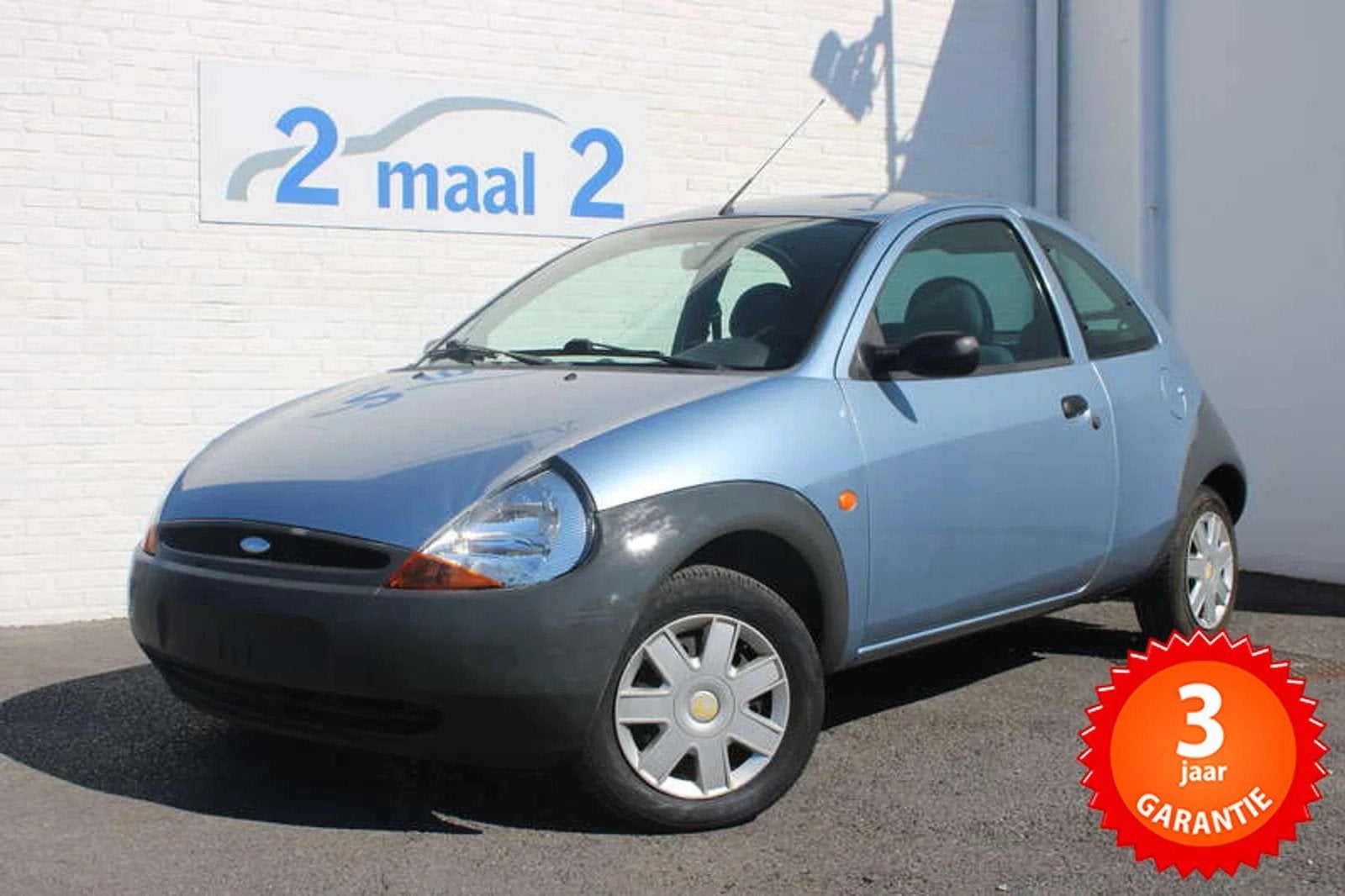 Ford Ka Ka/Ka+ 48D Km's en 3 JAAR garantie! (bj 2005), Auto's, Ford, Stof, ABS, 4 cilinders, Ka
