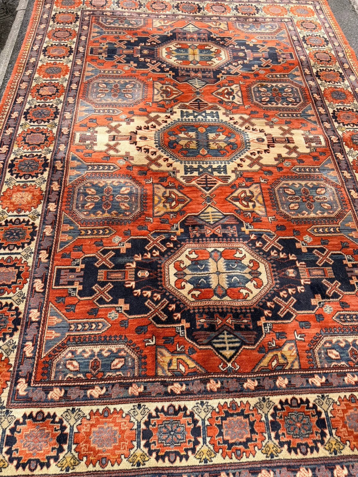 Beau tapis 350*240, Enlèvement, Comme neuf