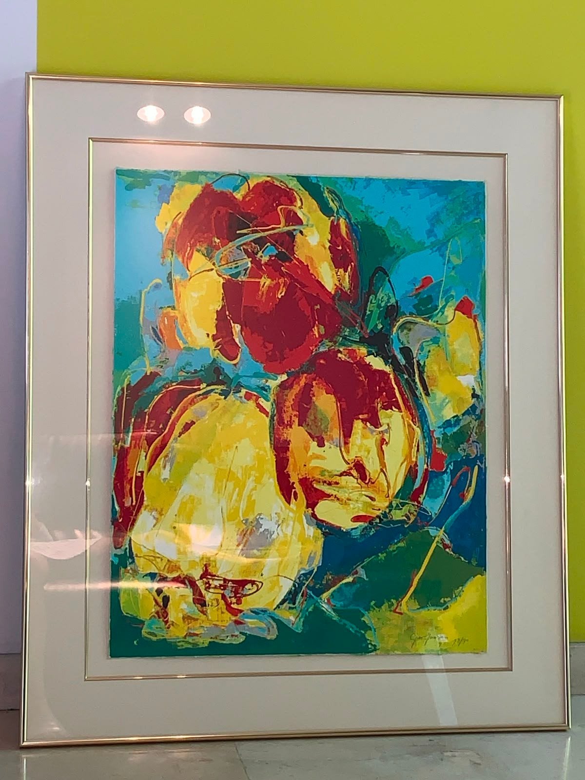 Ger Jansen-litho bloemen, Ophalen