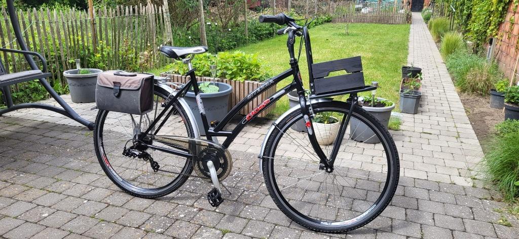 dames fiets, Ophalen