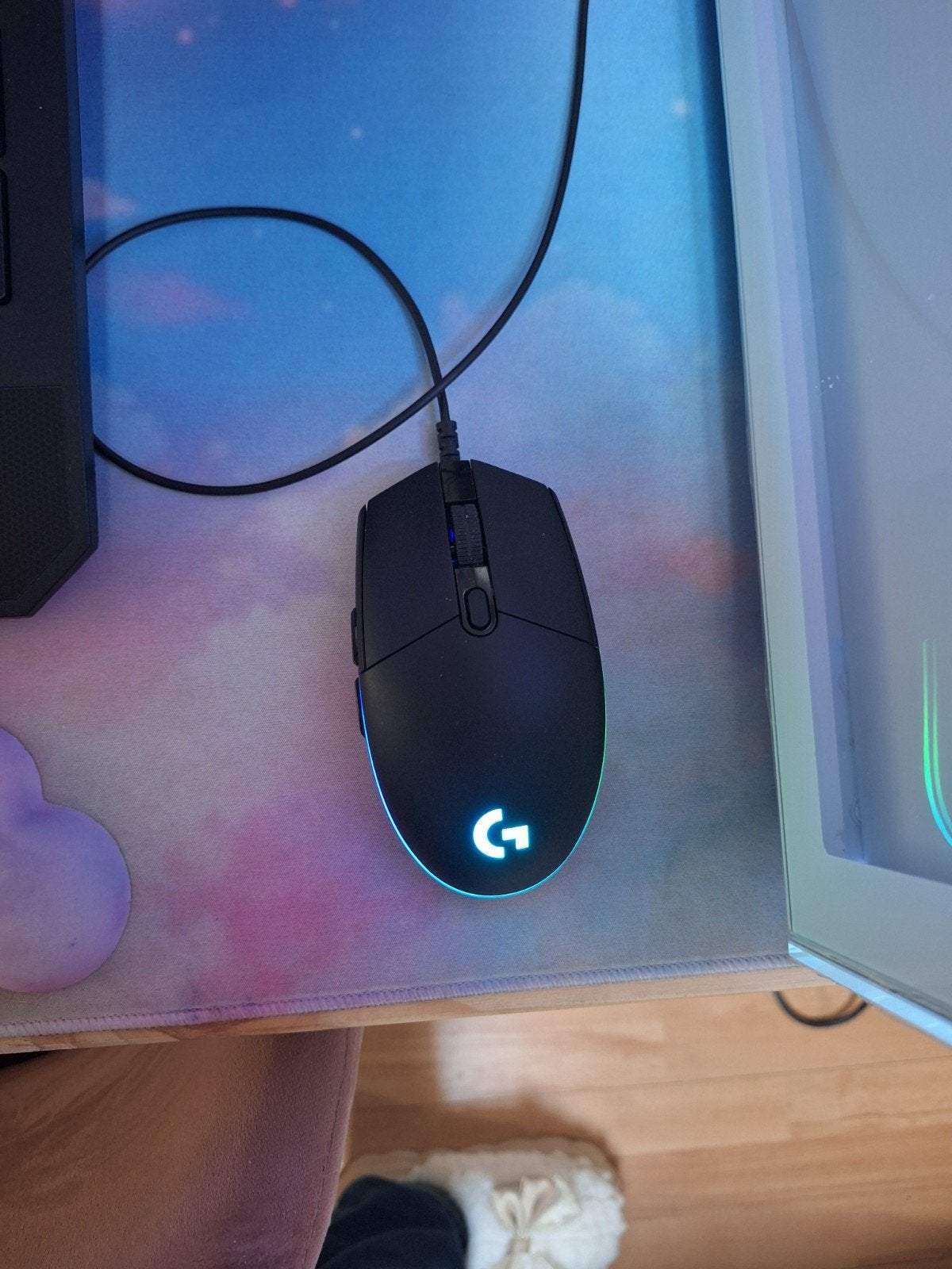 Logitech computermuis, Computers en Software, Ophalen, Muis, Zo goed als nieuw, Bedraad