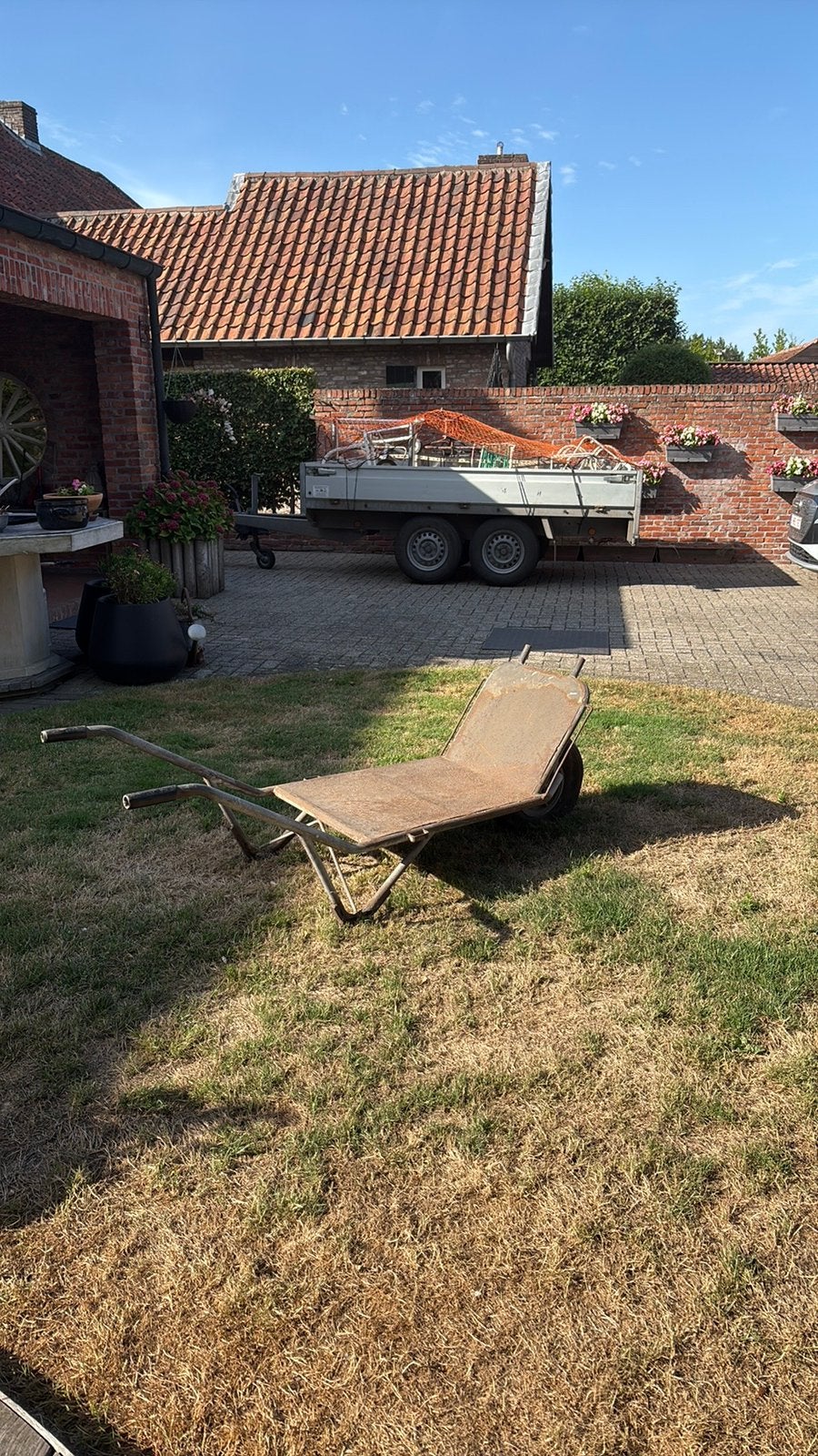 Kruiwagen, Jardin & Terrasse, 70 cm ou plus, Enlèvement, Utilisé, Jardin