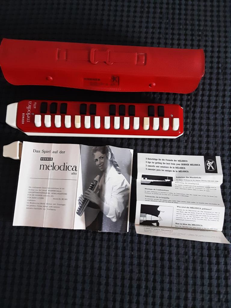 Melodica alto merk Hohner vintage, Muziek en Instrumenten, Ophalen, Gebruikt