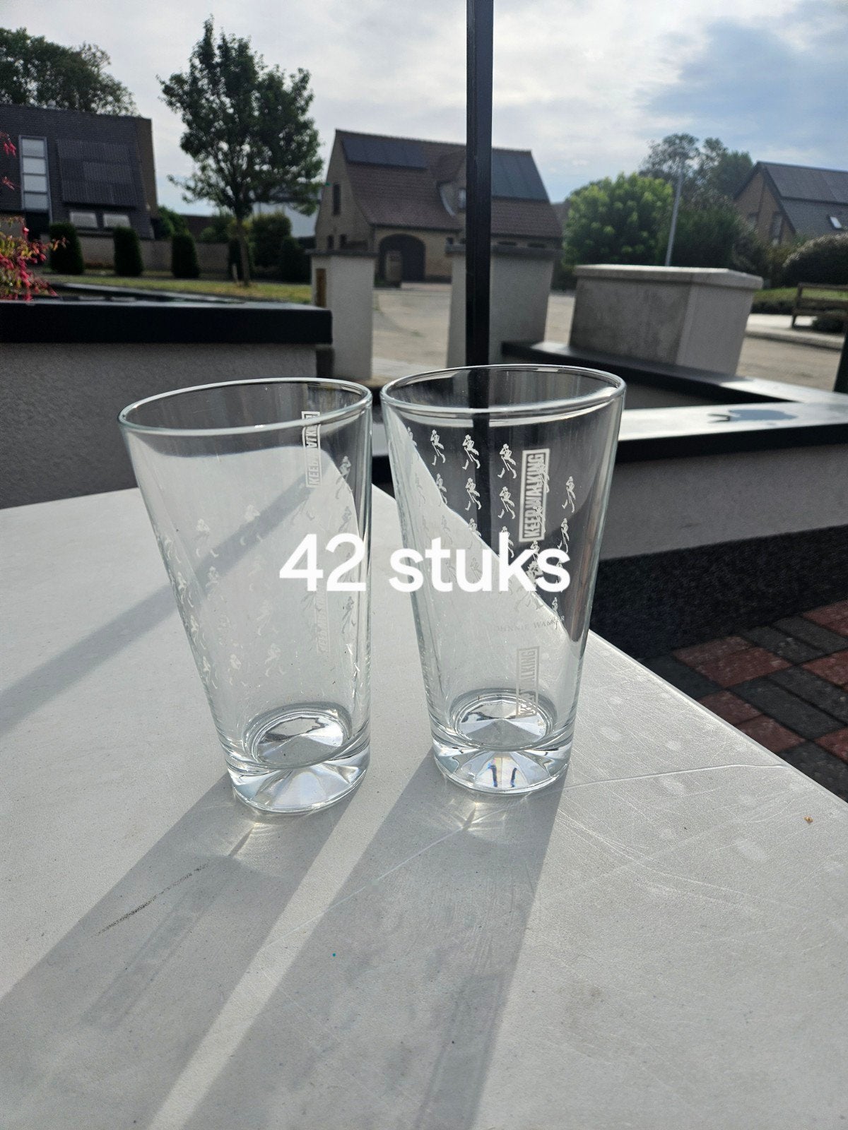 bierglazen te koop, Ophalen