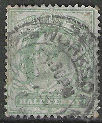Grande-Bretagne 1902-1910 - Yvert 106 - Edouard VII (ST), Envoi, Affranchi