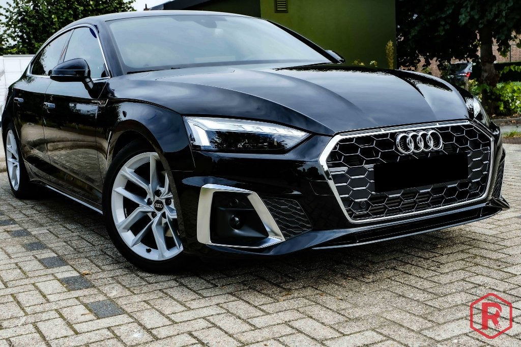 Audi A5 Sportback S Line 2.0 TFSI 190pk Belgisch Historiek, Auto's, Dealer onderhouden, 4 cilinders, Zwart, Leder