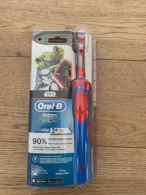 Brosse à dents électrique enfant Oral-B Star Wars NEUVE, Enlèvement, Neuf, Brosse à dents