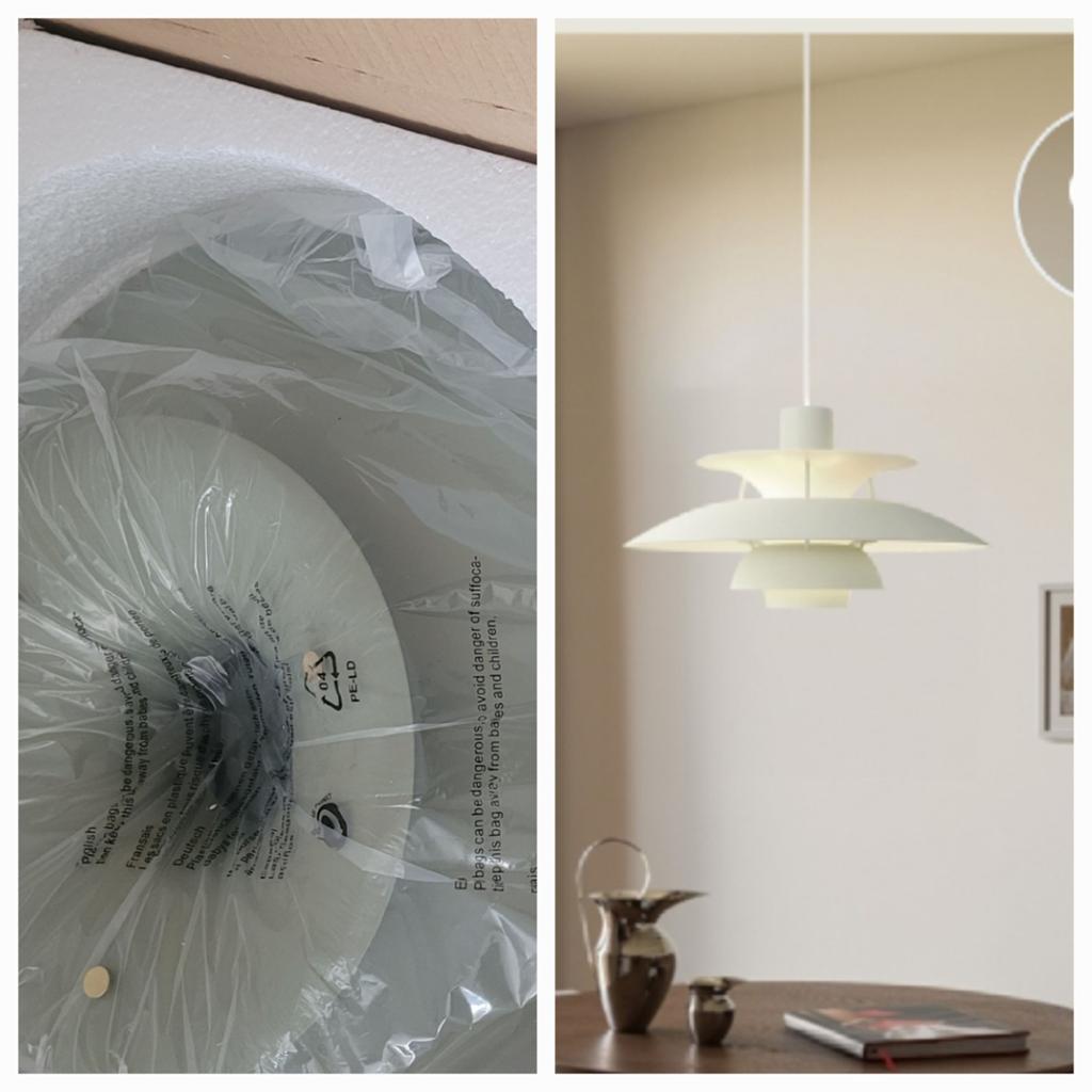 Plafondlamp PH5 Louis Poulsen stijl, Ophalen, Metaal