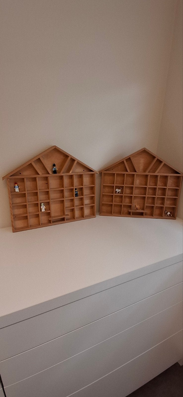 houten letterbakjes, Kinderen en Baby's, Bruin, Ophalen, Zo goed als nieuw