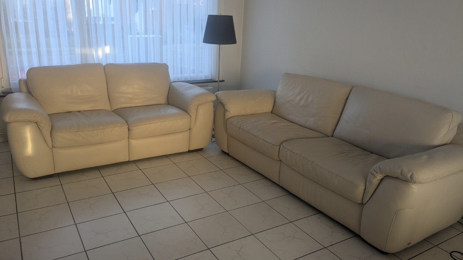 Lederen zetels, Enlèvement, Utilisé, Cuir, Comfortabele lounge stijl