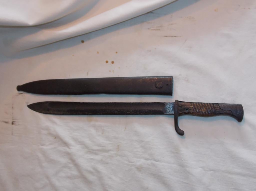 WWI Duitse M98/05 bajonet (B), Verzamelen, Militaria | Algemeen, Ophalen of Verzenden, Landmacht, Mes of Dolk