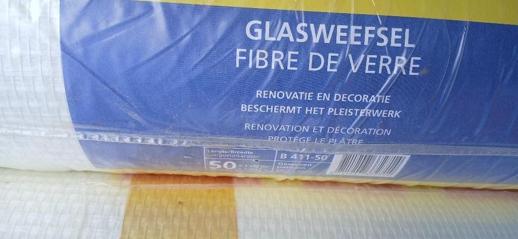 behangpapier, glasvezel of glasweefsel 280€ nu 140€, Ophalen