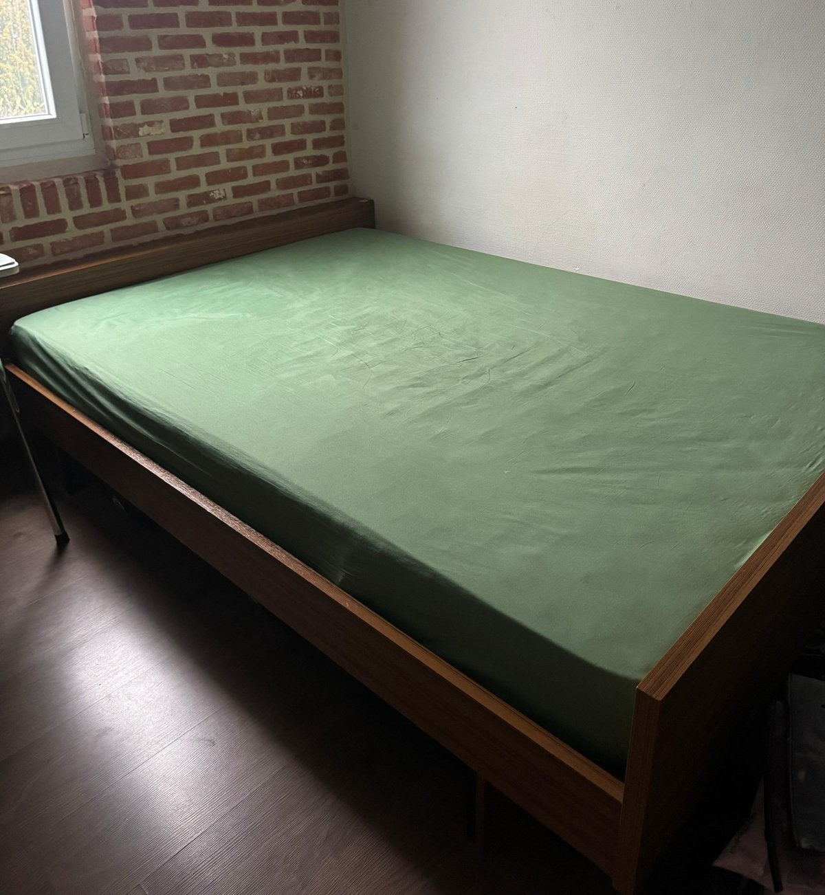 Gratis tweepersoonsbed met het matras, Sport en Fitness, Ophalen, Zo goed als nieuw