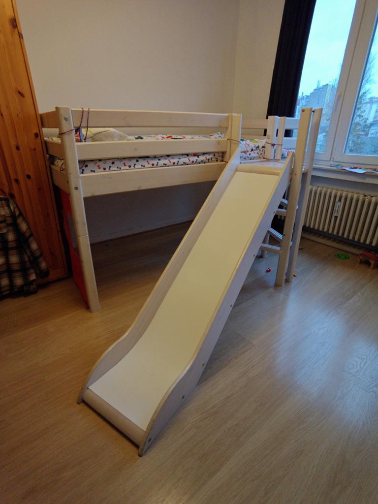 Lit Flexa avec toboggan ou accessoires, Enlèvement