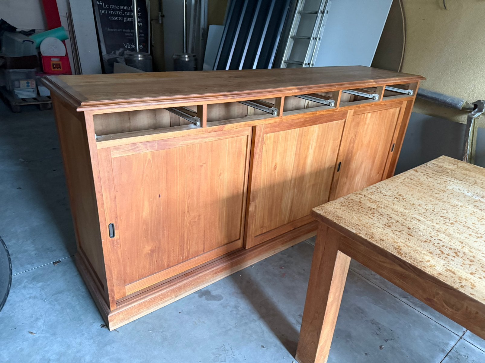 Buffet kast teak, Ophalen, Gebruikt