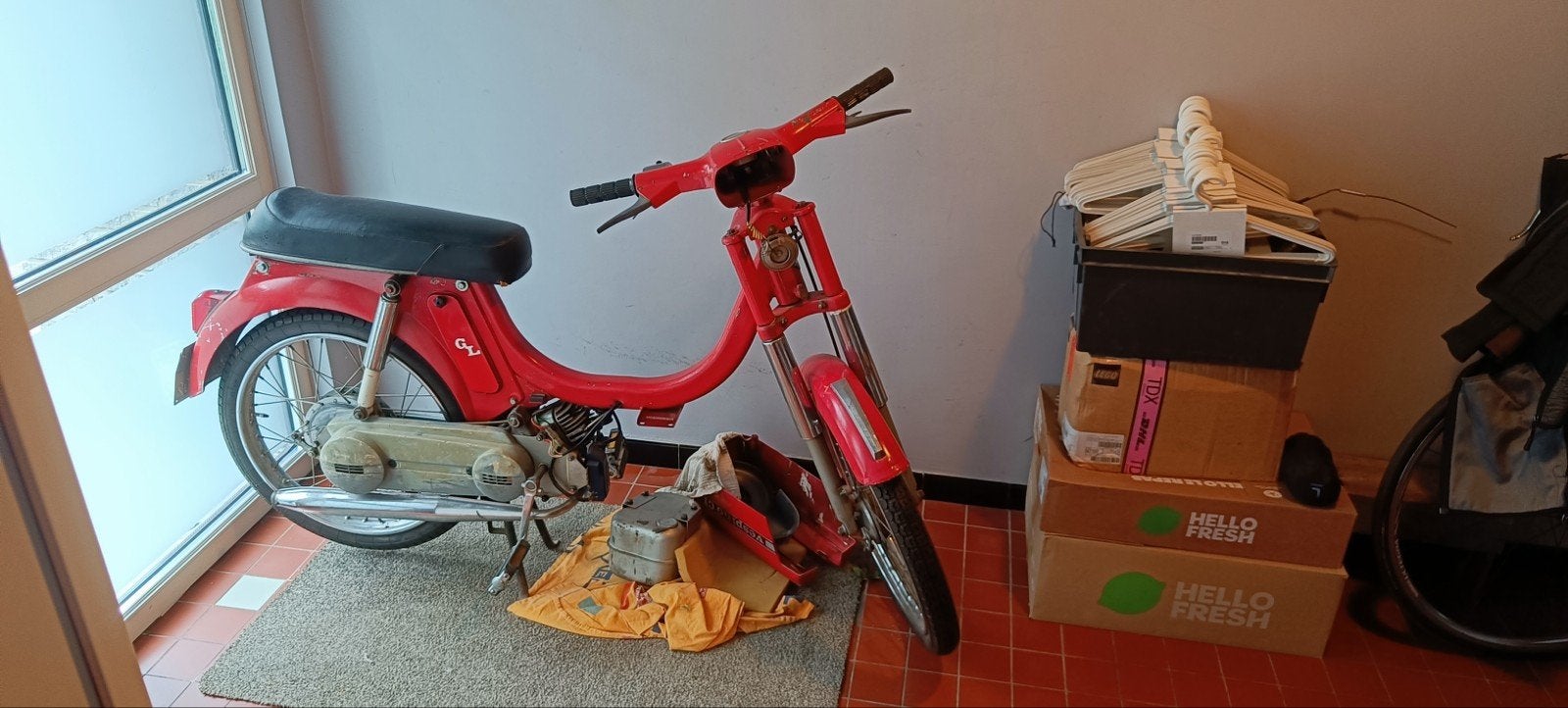 Vespino GL50 project, Fietsen en Brommers, Ophalen