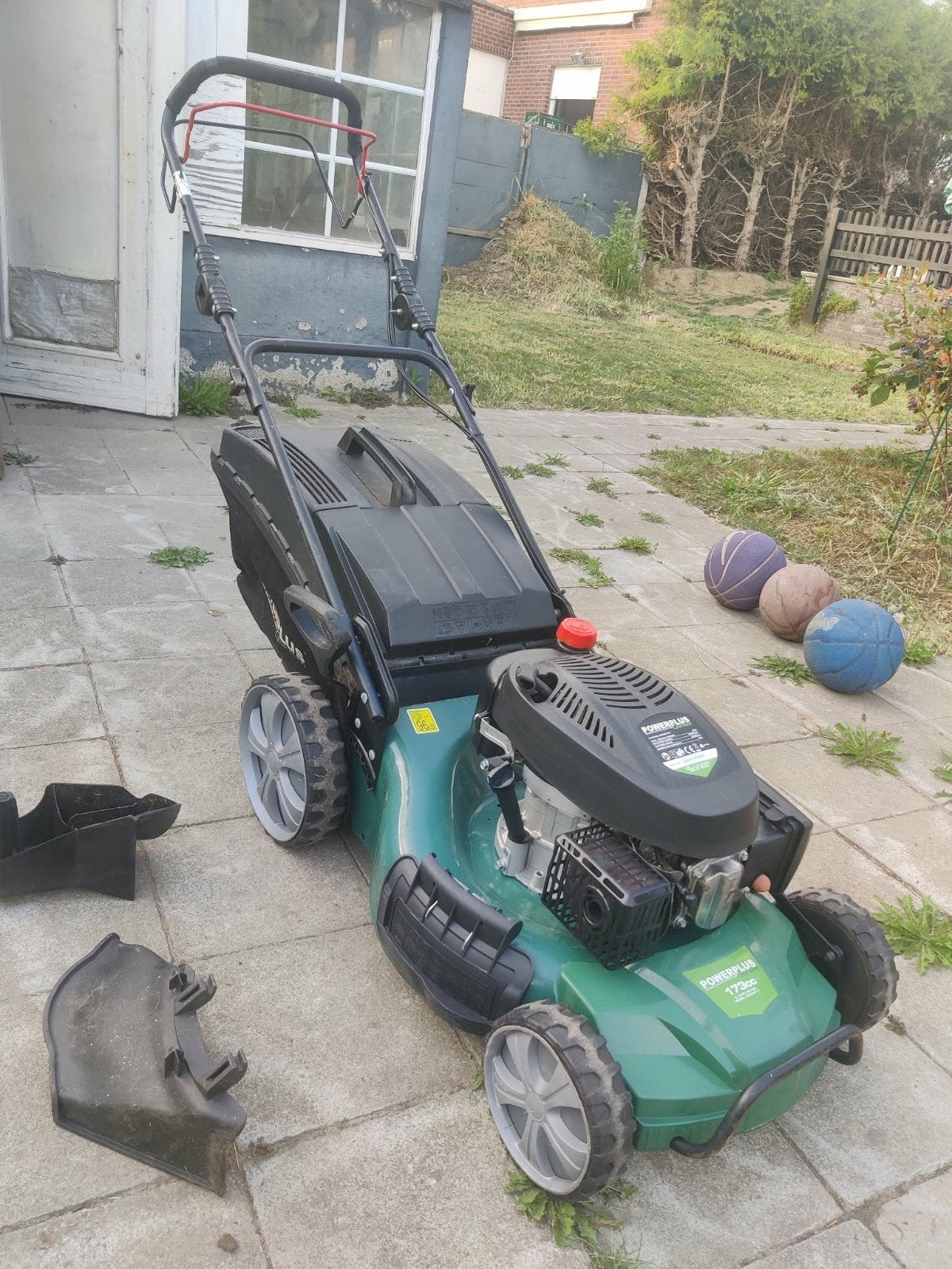 Powerplus benzine grasmaaier 173 cc, Jardin & Terrasse, Enlèvement