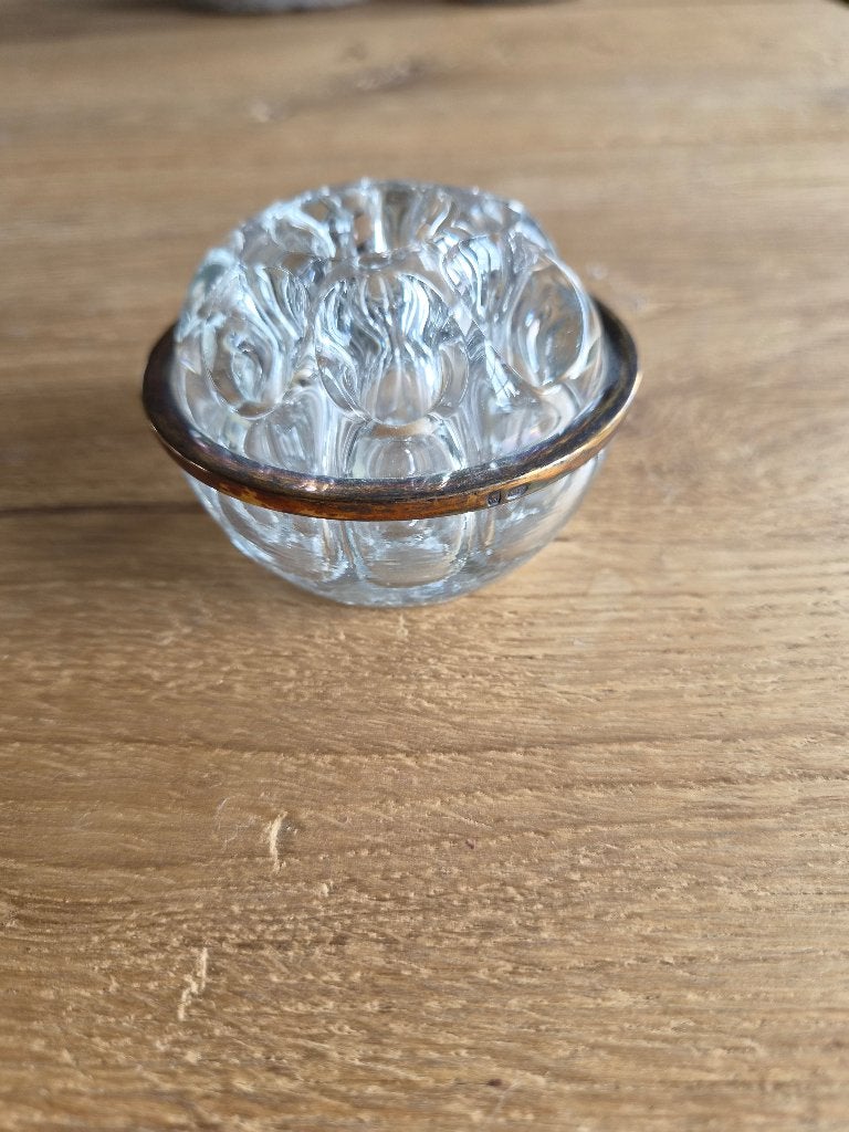 Wolfers Frères pique-fleurs  verguld zilver A925, Antiek en Kunst, Ophalen