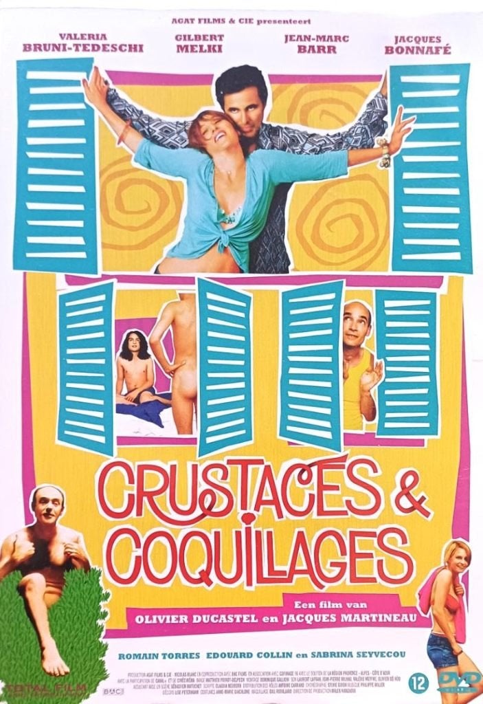 dvd CRUSTACES & COQUILLAGES  VALERIA BRUNI  TEDESCHI ..., Ophalen of Verzenden, Zo goed als nieuw