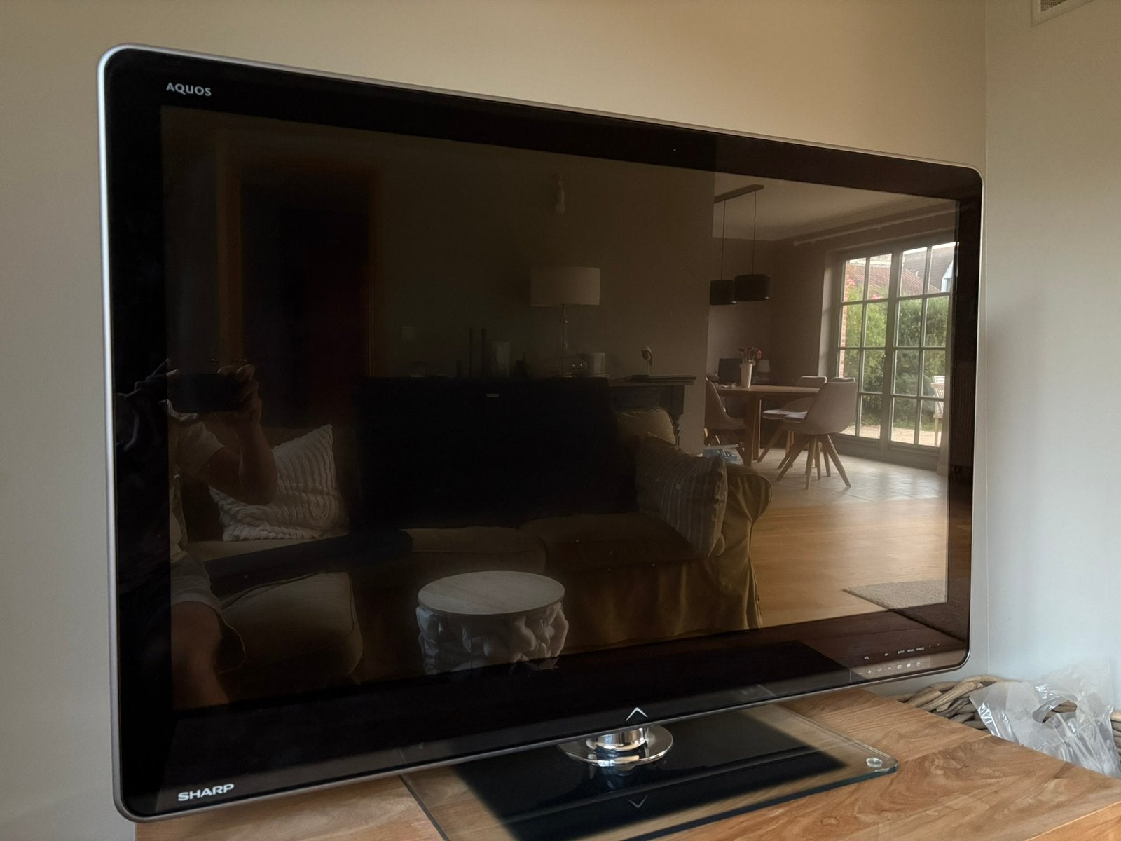 TV 46” (2010, Sharp) 100 Hz, Audio, Tv en Foto, Ophalen, Gebruikt, LCD, 100 Hz
