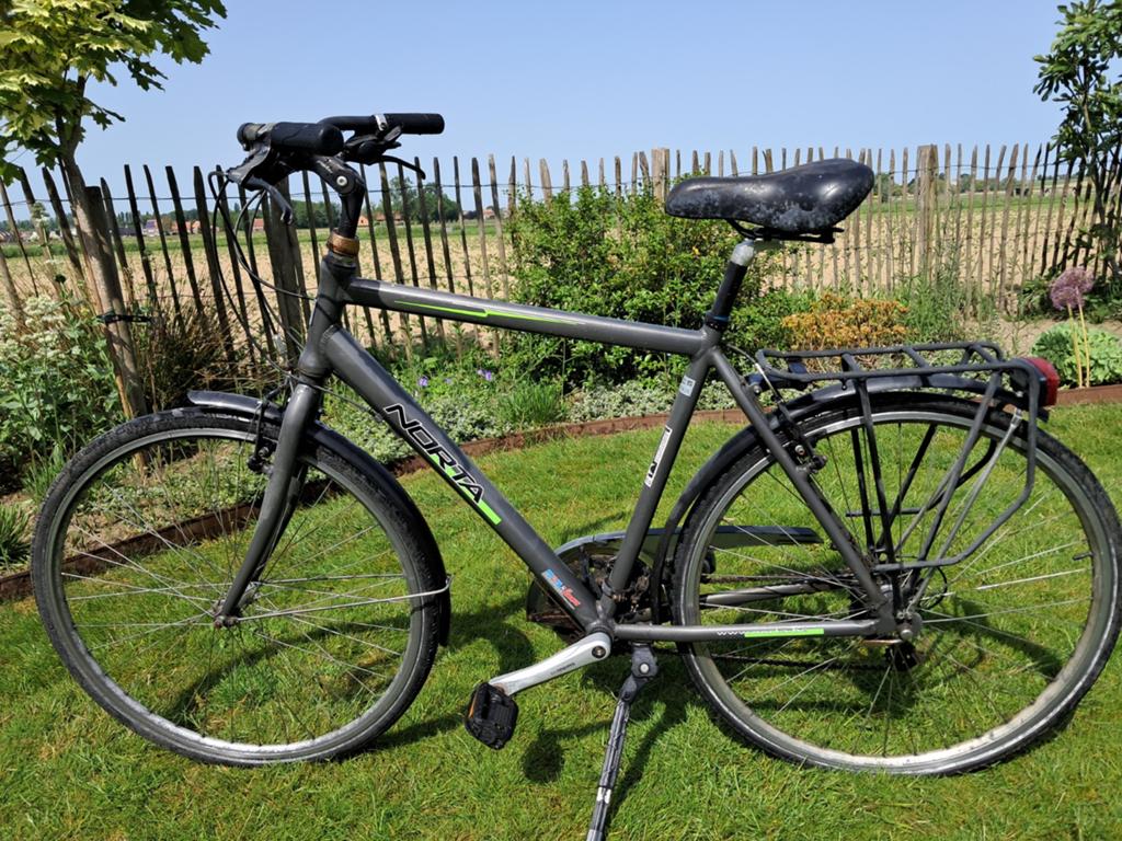 HERENFIETS Norta, Fietsen en Brommers, Ophalen, Gebruikt, Velgrem, Versnellingen