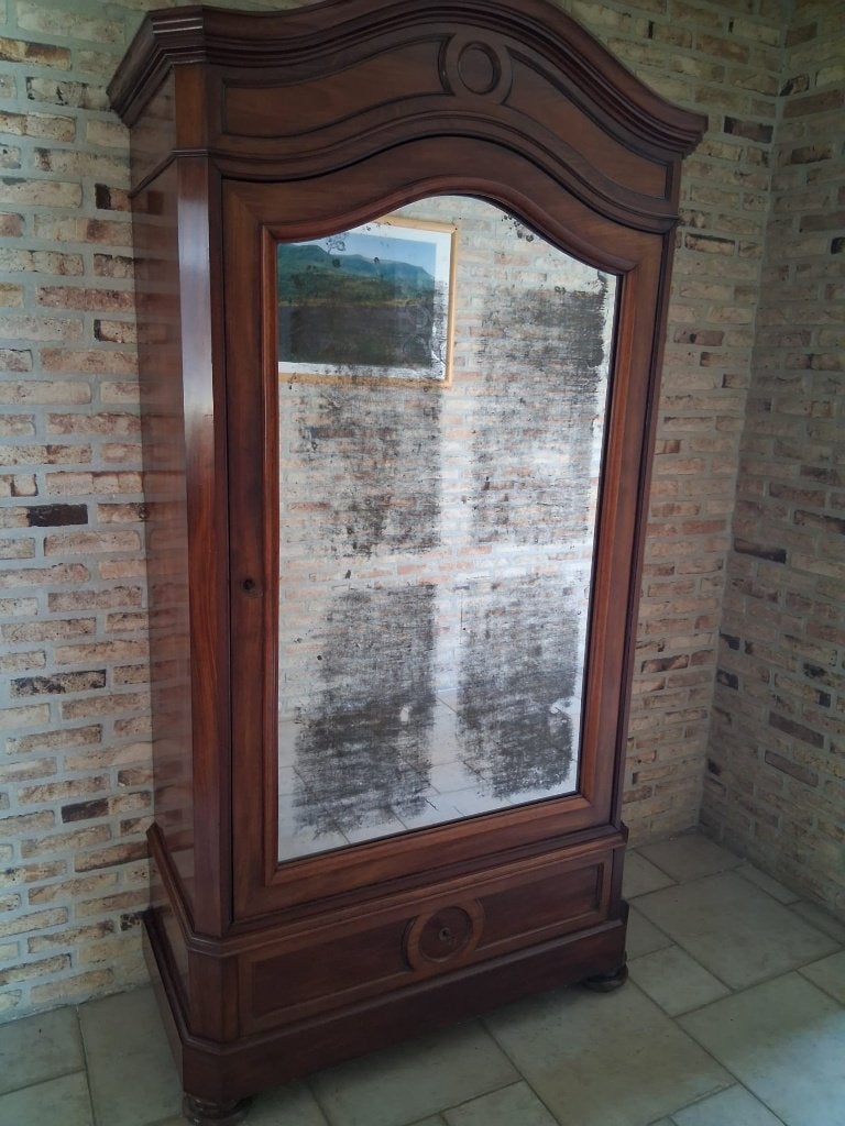 mooie vestiaire kast in eik, Ophalen