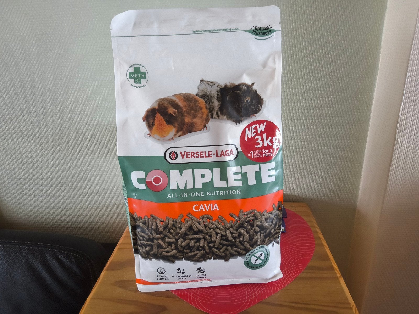 1x Cavia Complete Versele-Laga,ongeopend 3kg €10, Ophalen, Knaagdier of Konijn