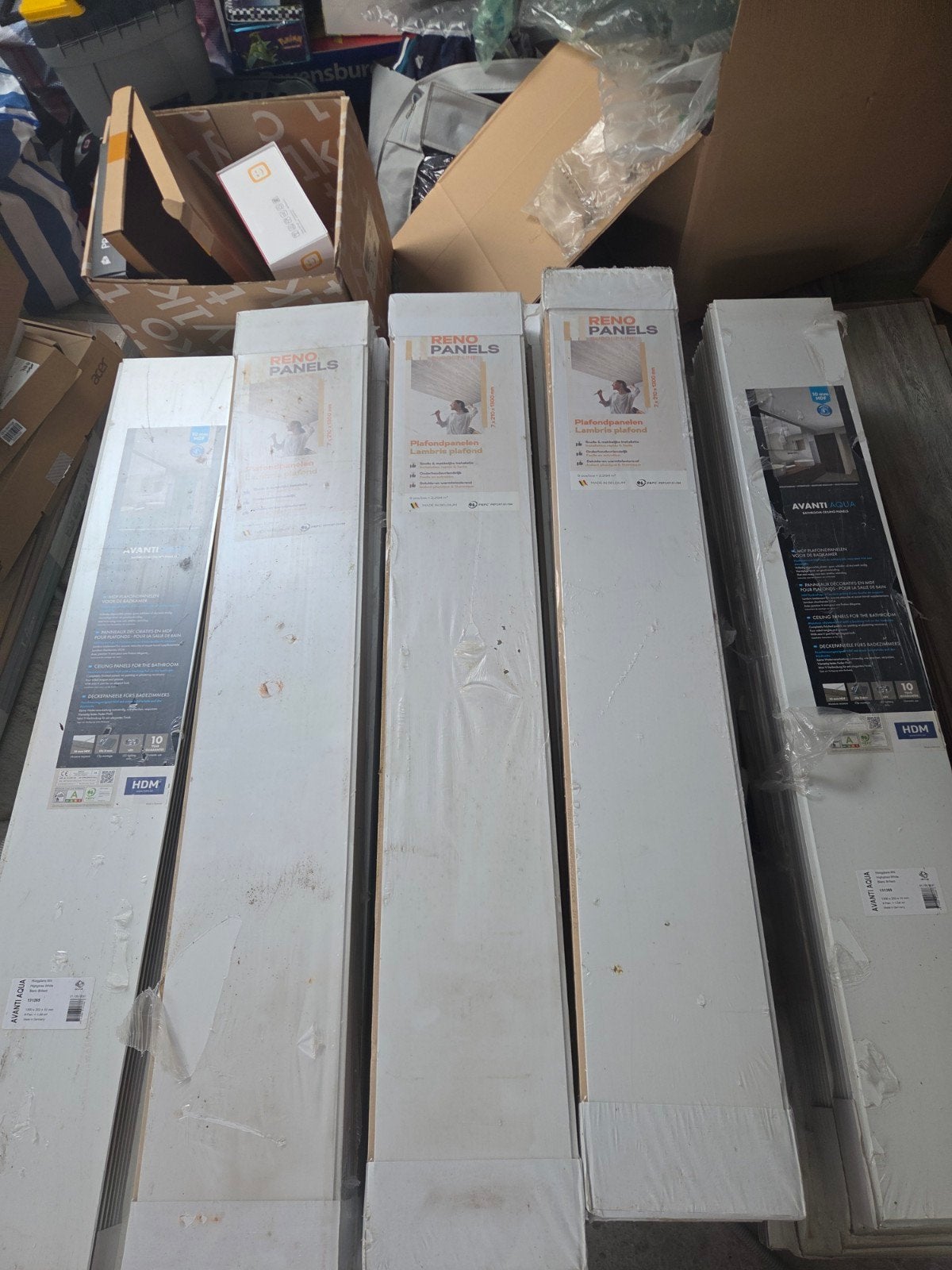 15 x Reno panels / 10x avanti aqua, Doe-het-zelf en Bouw, Ophalen, Zo goed als nieuw