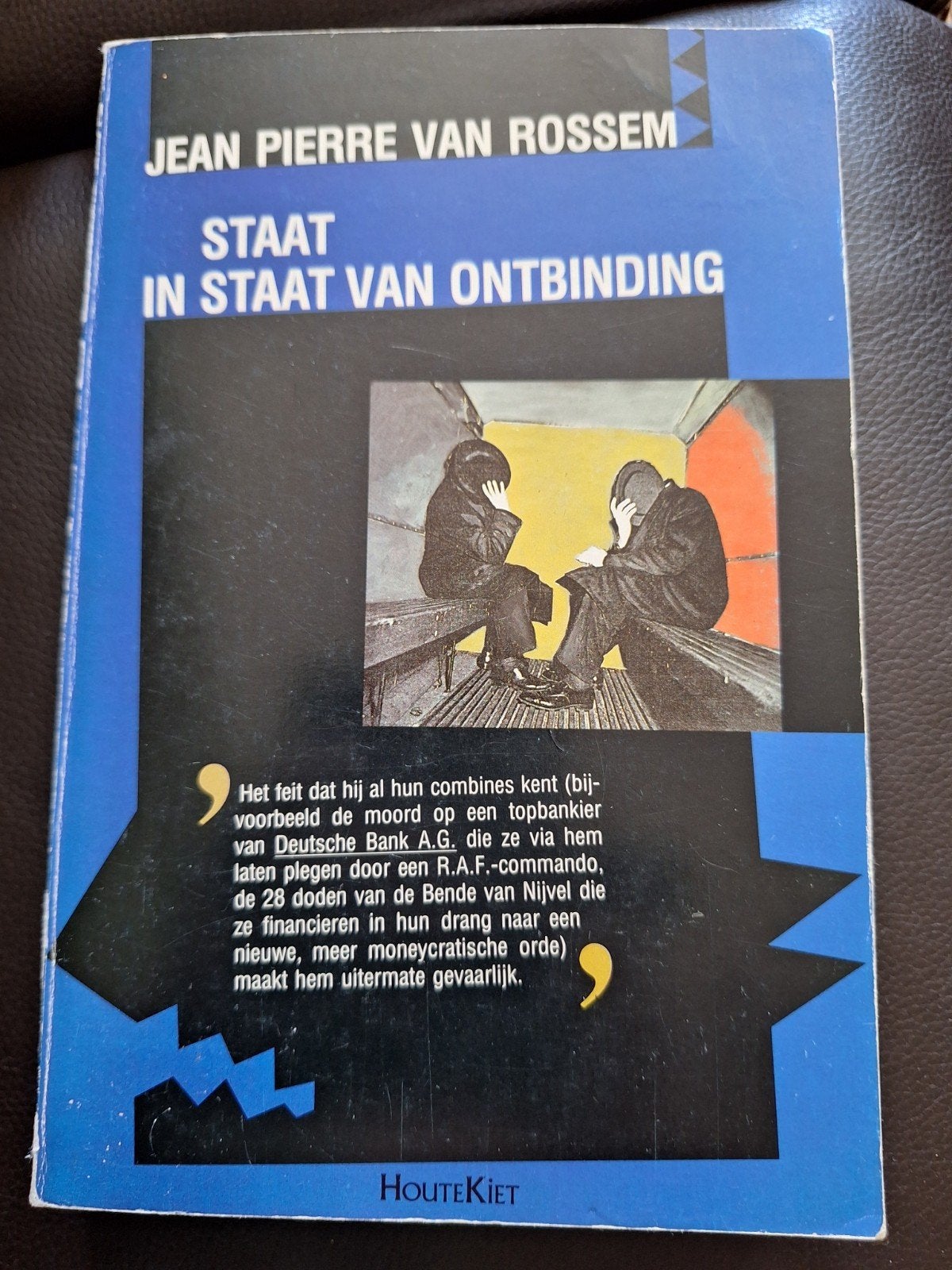 Jean pierre van rossem /Staat in staat van ontbinding, Enlèvement ou Envoi