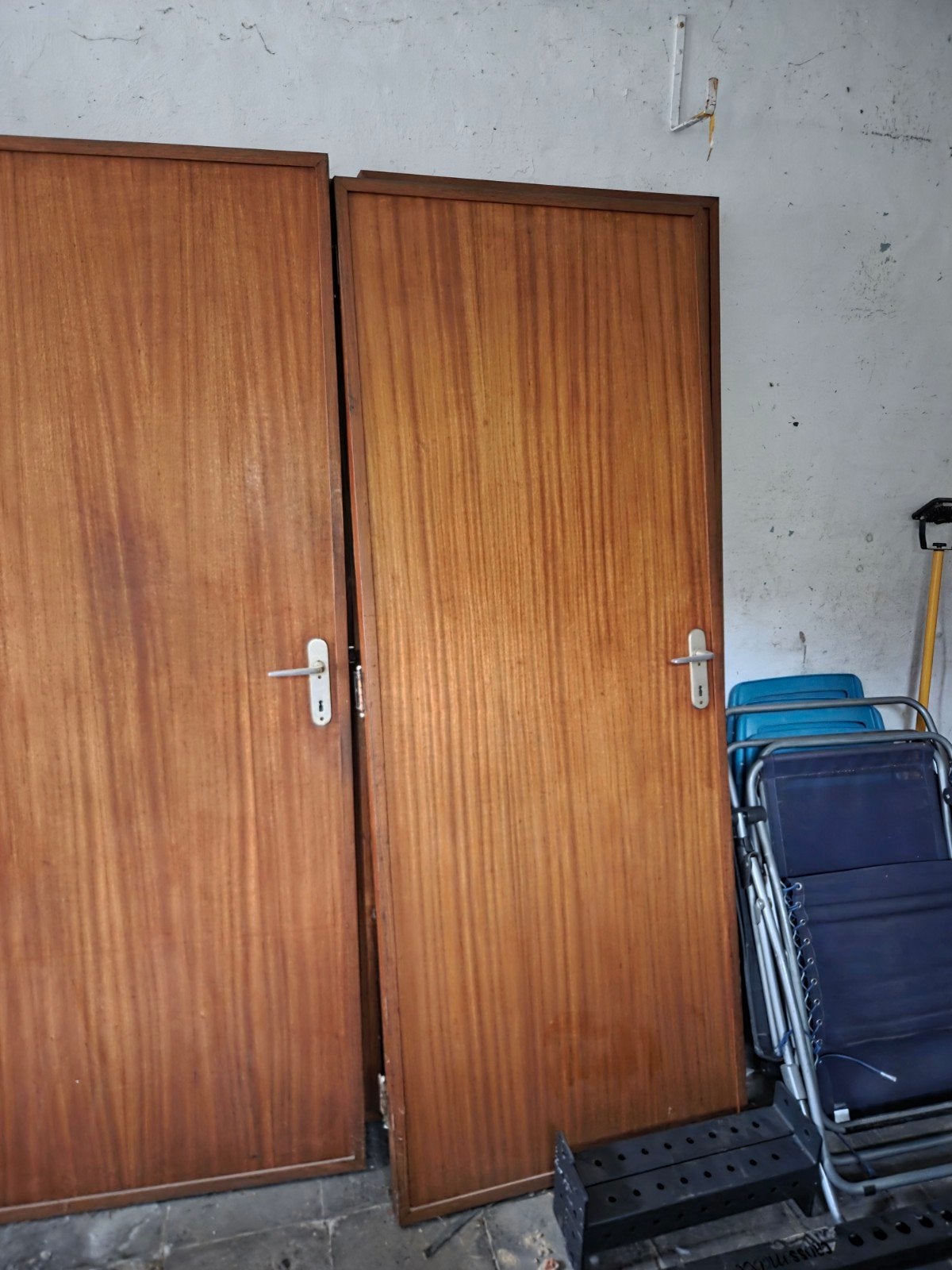 Porte en bois, années 1960, Porte intérieure, Enlèvement, Bois, 200 à 215 cm