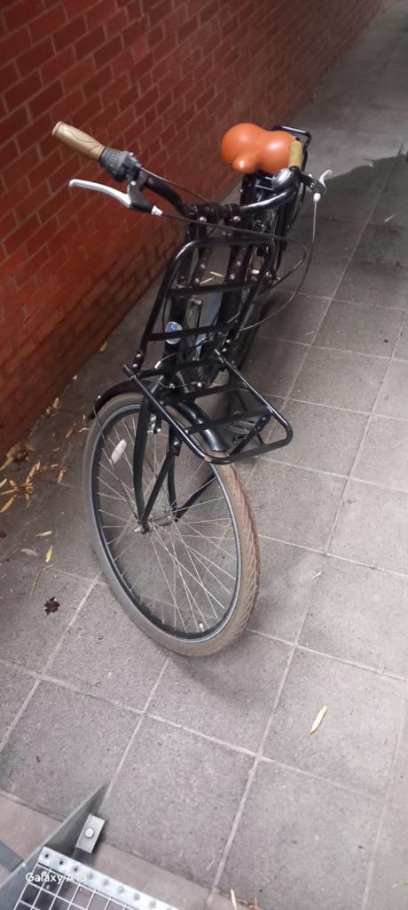 Damesfiets zwart merk Spirit met versnellingen, Fietsen en Brommers, Ophalen, Versnellingen