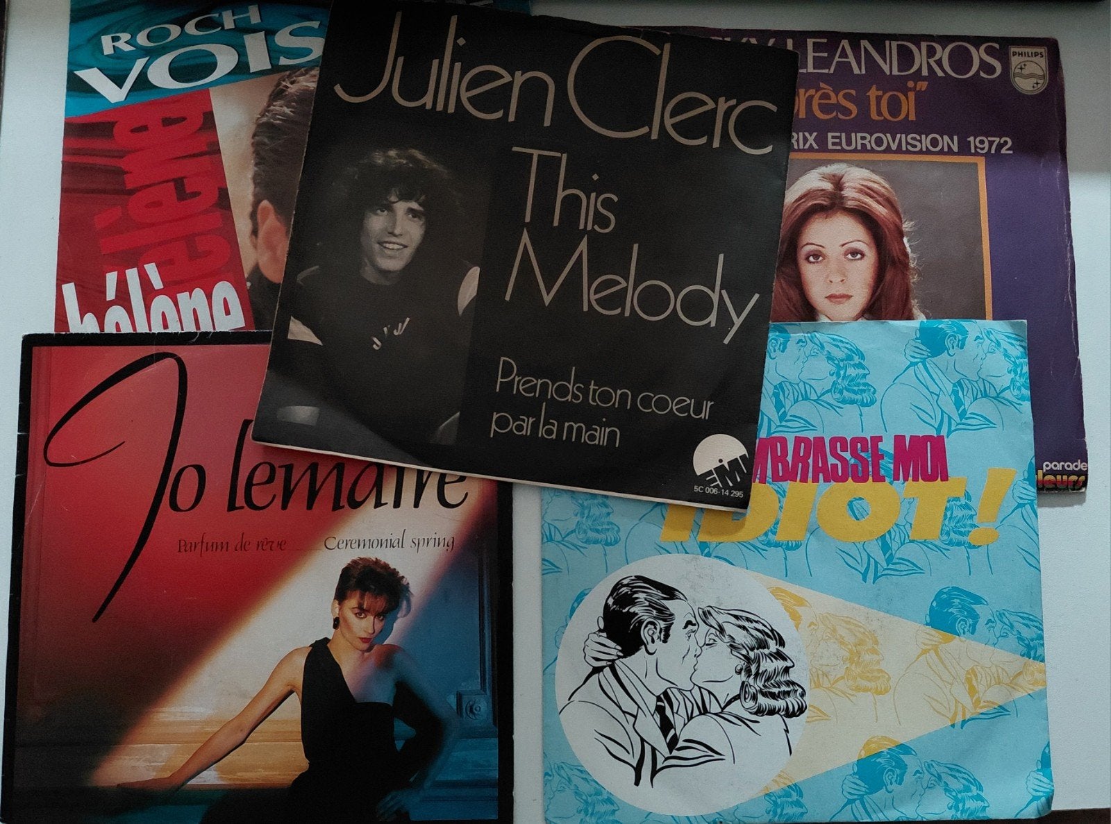 Lot - Vinyl singles (Franstalig), Verzenden, Gebruikt, 7 inch