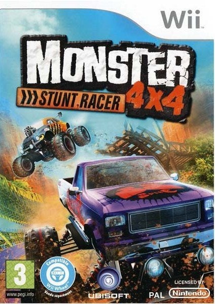 Monster 4x4 Stunt Racer, Consoles de jeu & Jeux vidéo, Jeux | Nintendo Wii, Enlèvement ou Envoi, 1 joueur, Course et Pilotage