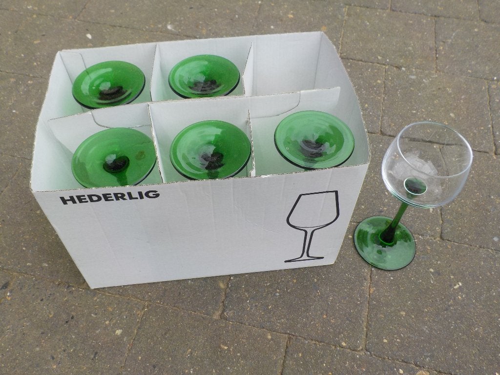 Lot wijnglazen, Ophalen
