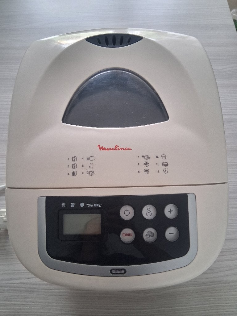 Machine à pain moulinex, Elektronische apparatuur, Gebruikt, Kijkvenster, 400 tot 800 gram deeg, Ophalen