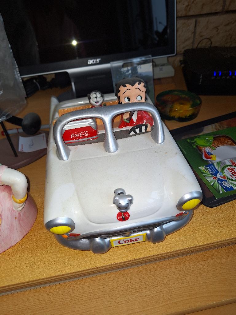 Betty Boop coca cola 1e editie en authentiek., Verzamelen, Beelden en Beeldjes, Ophalen of Verzenden