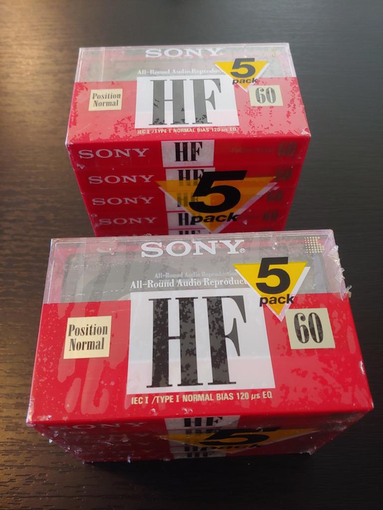 2x Sony 5pack 60 min (2x30min) nieuw en ongeopend, Ophalen