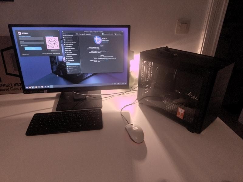Ryzen 7 5700G desktop-pc, Le pc est monté avec différentes marques, Zo goed als nieuw, AMD Ryzen 7, Gaming