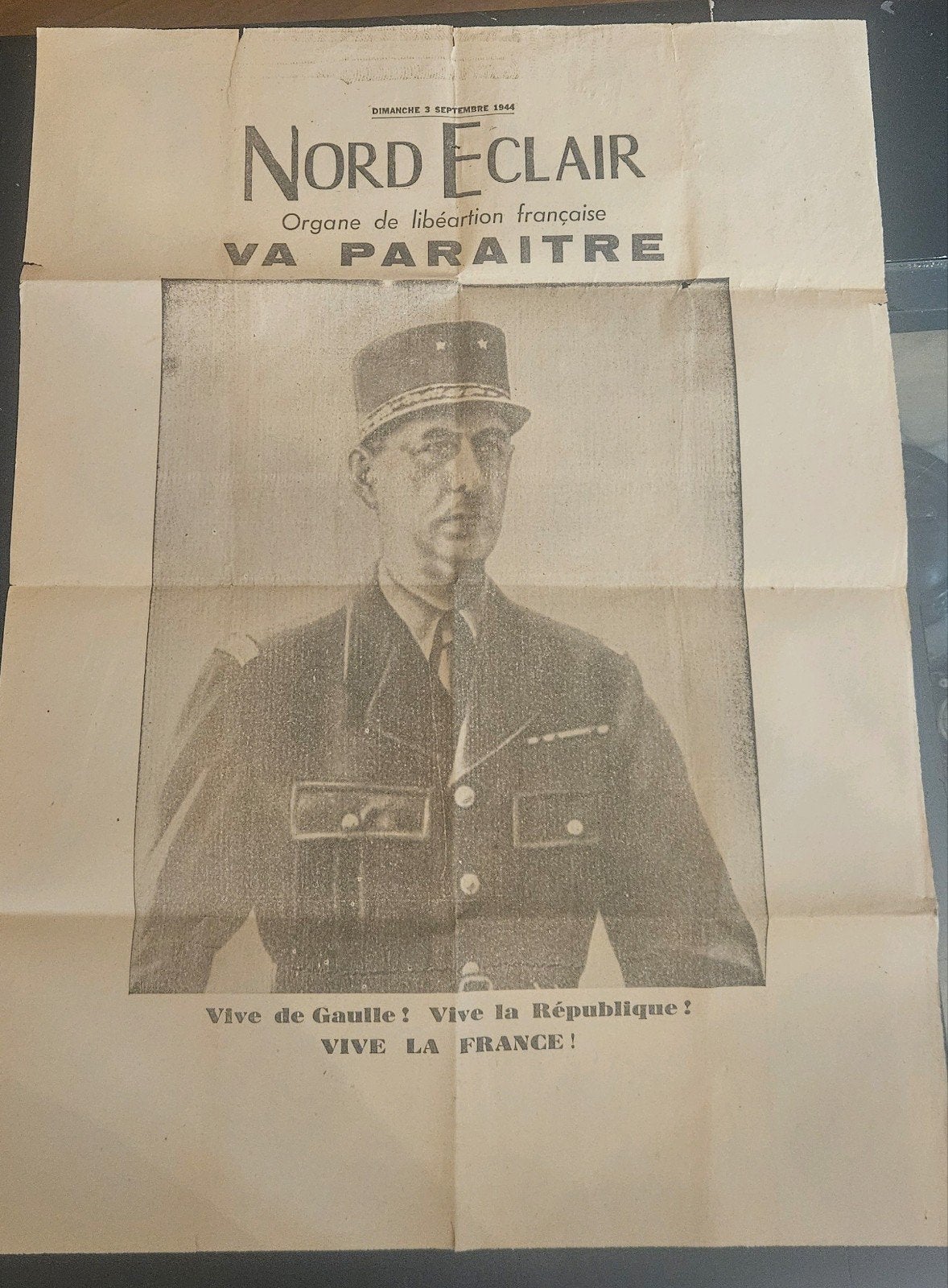 Poster van Nord Éclair uit 1944, Ophalen, Overige soorten, Foto of Poster