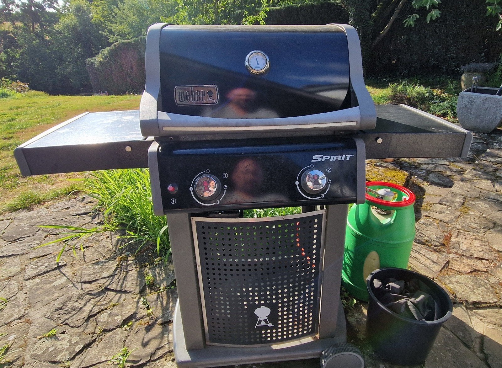 BBQ gaz weber E-210, Jardin & Terrasse, Enlèvement, Utilisé, Weber