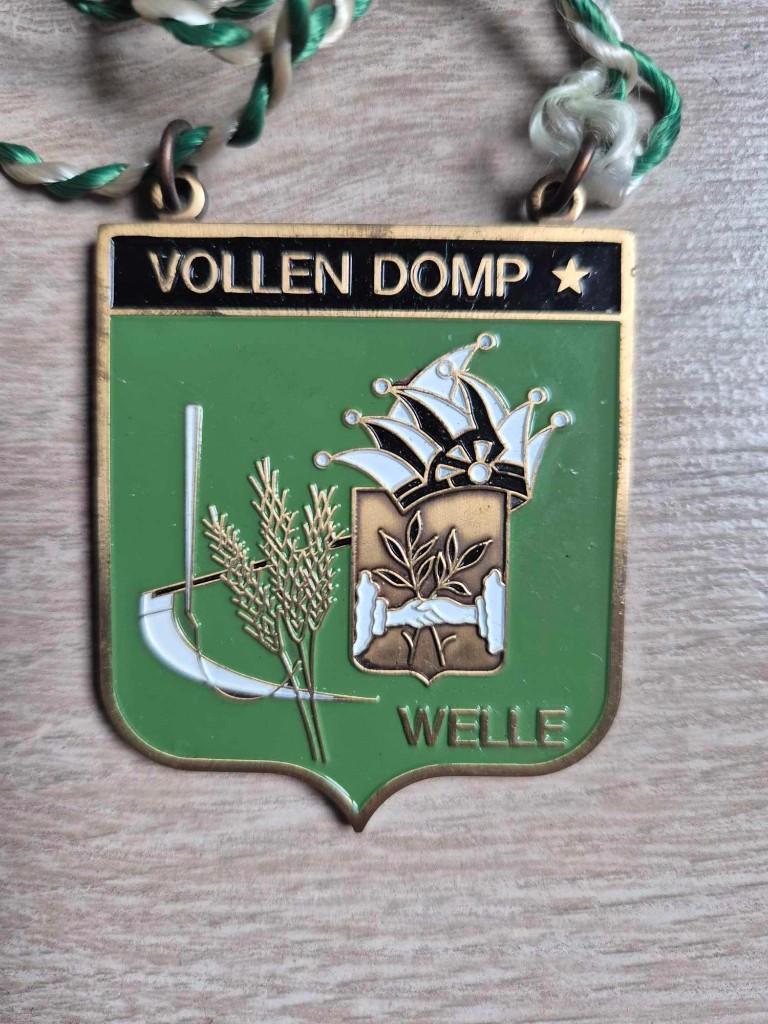 Carnaval medaille Welle Vollen Domp, Enlèvement ou Envoi